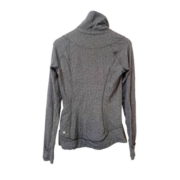 Lululemon Think Fast Heathered Herringbone Pullover Lightweight Zip Up Jacket - Picture 5 of 5
